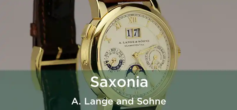  Saxonia A. Lange and Sohne
